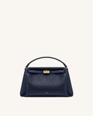 Carmen Top Handle Bag - Navy Blue