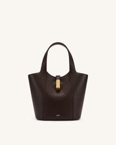 Bella Bucket Bag - Dark Brown
