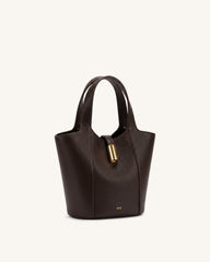 Bella Bucket Bag - Dark Brown