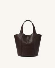 Bella Bucket Bag - Dark Brown