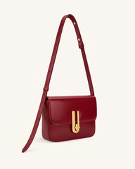 Evania Lock Shoulder Bag - Red