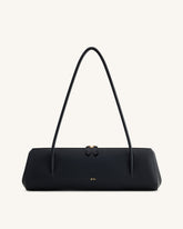 Nova Minimalist Shoulder Bag - Jet Black