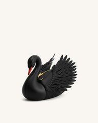 Alani Swan Shaped Crossbody Bag - Black
