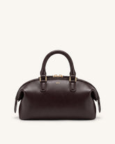 Arlo Top Handle Bag - Dark Brown