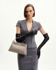 Carmen Top Handle Bag - Apricot