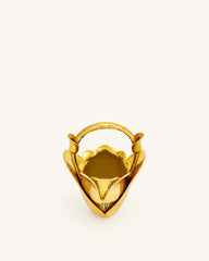 Ella Tulip Vase Top Handle Bag - Gold
