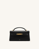 Noor Top Handle Bag - Ink Black