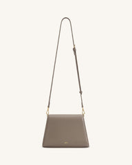 Piper Pebbled Crossbody Bag - Taupe