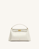 Carmen Top Handle Bag - White