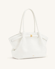 Hana Large Tote Bag - White