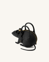 Mia Mouse Top Handle Bag - Black