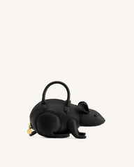 Mia Mouse Top Handle Bag - Black