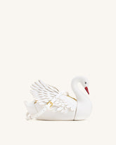Alani Swan Shaped Crossbody Bag - White