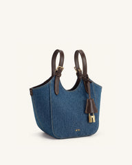 Ines Tote Bag - Blue Denim