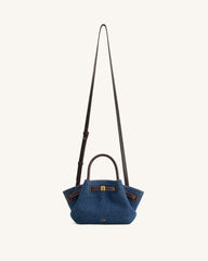 Hana Mini Tote Bag - Blue Denim