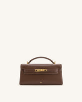 Noor Top Handle Bag - Amber Brown