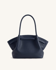 Hana Medium Tote Bag - Navy Blue