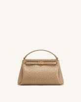 Carmen Top Handle Bag - Earth Brown