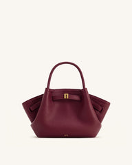 Hana Mini Tote Bag - Burgundy