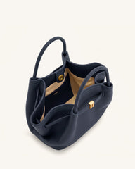 Hana Mini Tote Bag - Navy Blue