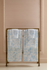 Cotton Hand Towel - NANTUCKET BLUE