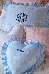 Boheme Ruffle Heart Pillow