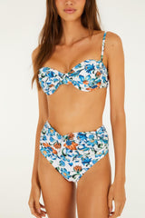 Off-White Flora Tile Hot Pants Bikini Bottom