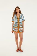 Off-White Flora Tile Shorts