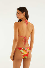 Red Fruits Rope Ties Bikini Bottom