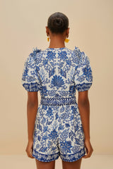 Off-White Shell Garden Romper