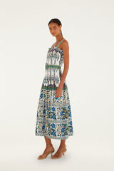 Off-White Manoela Belted Maxi Dress