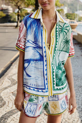 Multicolor Brasil Vintage Shirt