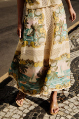 Sand Royal Sea Crochet Midi Skirt