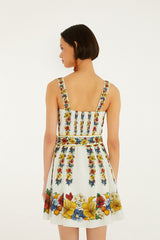 Off-White Tropi Belted Mini Dress