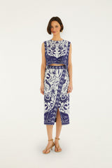 Off-White Nina Wrap Midi Skirt