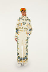 Off-White Winter Garden Hooded Belted Ski Jumpsuit