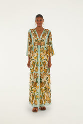 Sand Marine Garden Maxi Dress