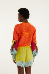 Multicolor Usiacuri Embroidered Richelieu Shorts