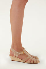 Sand Fisherman Jelly Wedge Sandal