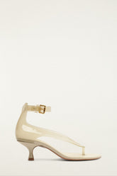 Off-White Jelly Heel Sandal