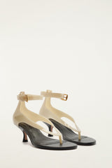 Off-White Jelly Heeled Sandal