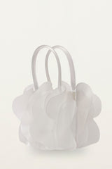 White Jelly Flower Bag