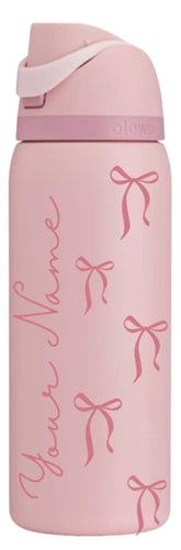 PINK Coquette bows 24/32/40 oz Owala bottle