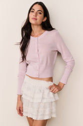 Adeanne Pastel Wool Cardigan