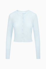 Adeanne Pastel Cashmere Cardigan - BLUE