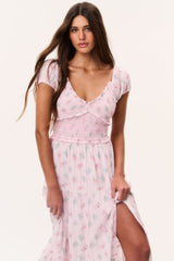 Amandla Floral Cotton Maxi Dress