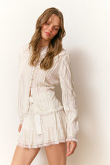 Aralina Silk Blouse - IVORY