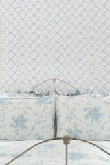 Baby Bow Blue Bella Standard Wallpaper