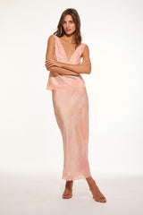 Aubrette Silk-Blend Maxi Skirt