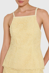 Alaska Top in Crochet Lace